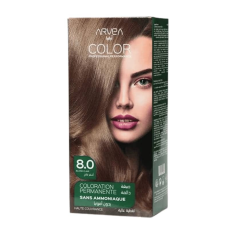Blond Clair 8.0 Coloration Permanente Sans Ammoniaque ARVEA 