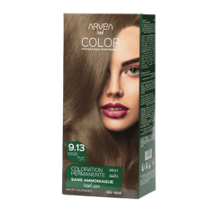 Blond Très Clair Beige 9.13 Coloration Permanente Sans Ammoniaque ARVEA 