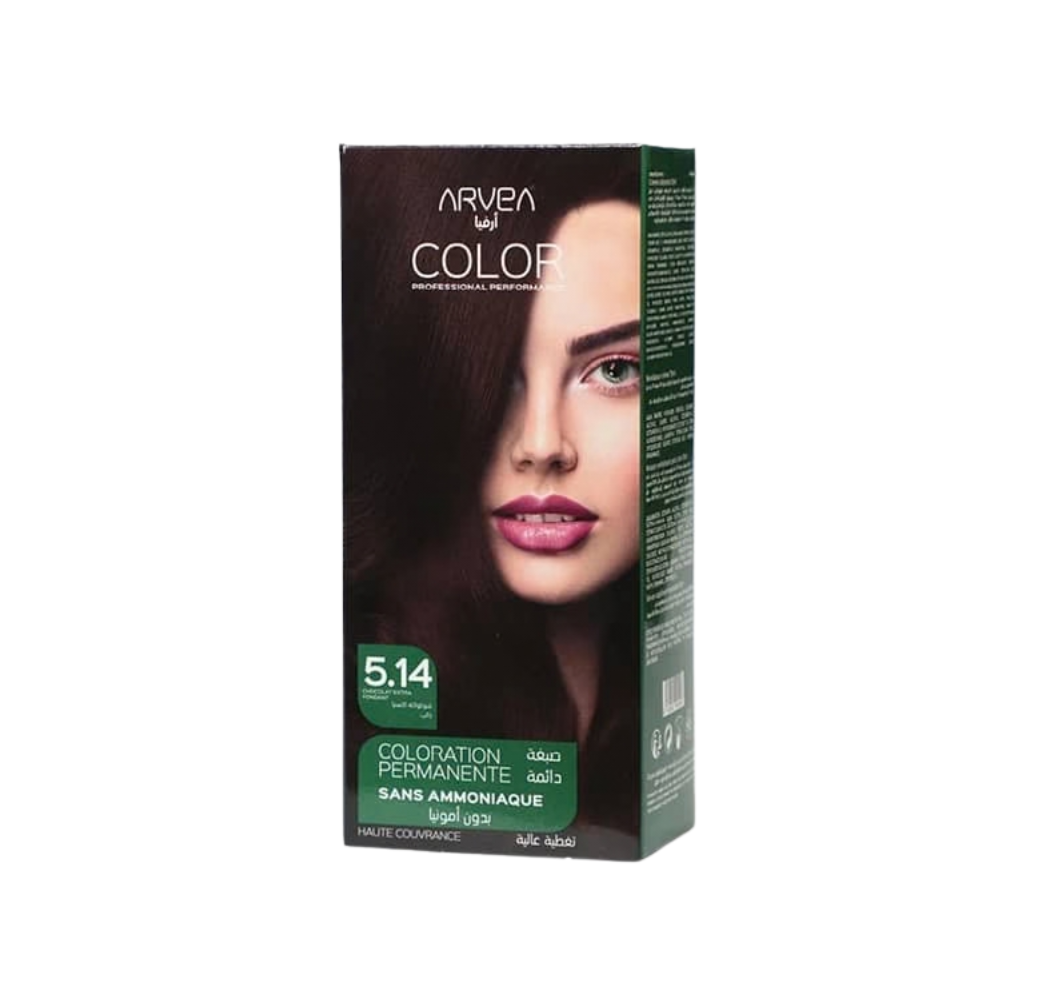 Chocolat Extra Fondant 5.14 Coloration Permanente Sans Ammoniaque ARVEA 