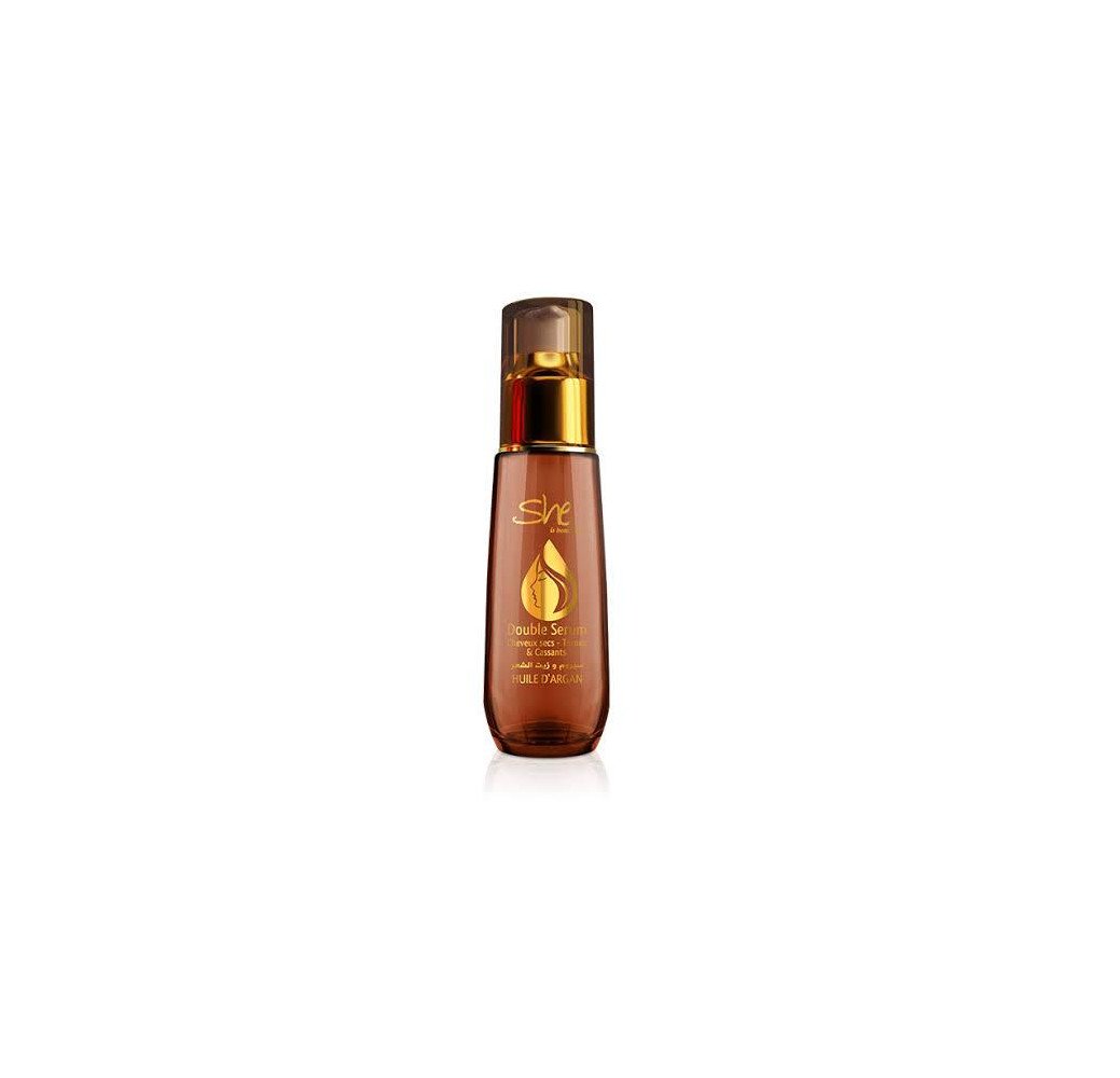 SHE Is Beautiful Double Serum à l’Huile d’Argan – Sérum Nourrissant