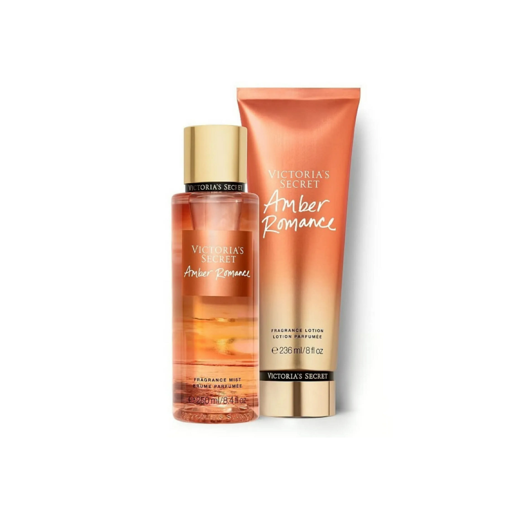Victoria Secret Combo Amber Romance – Brume + Lait de corps – 2 pcs