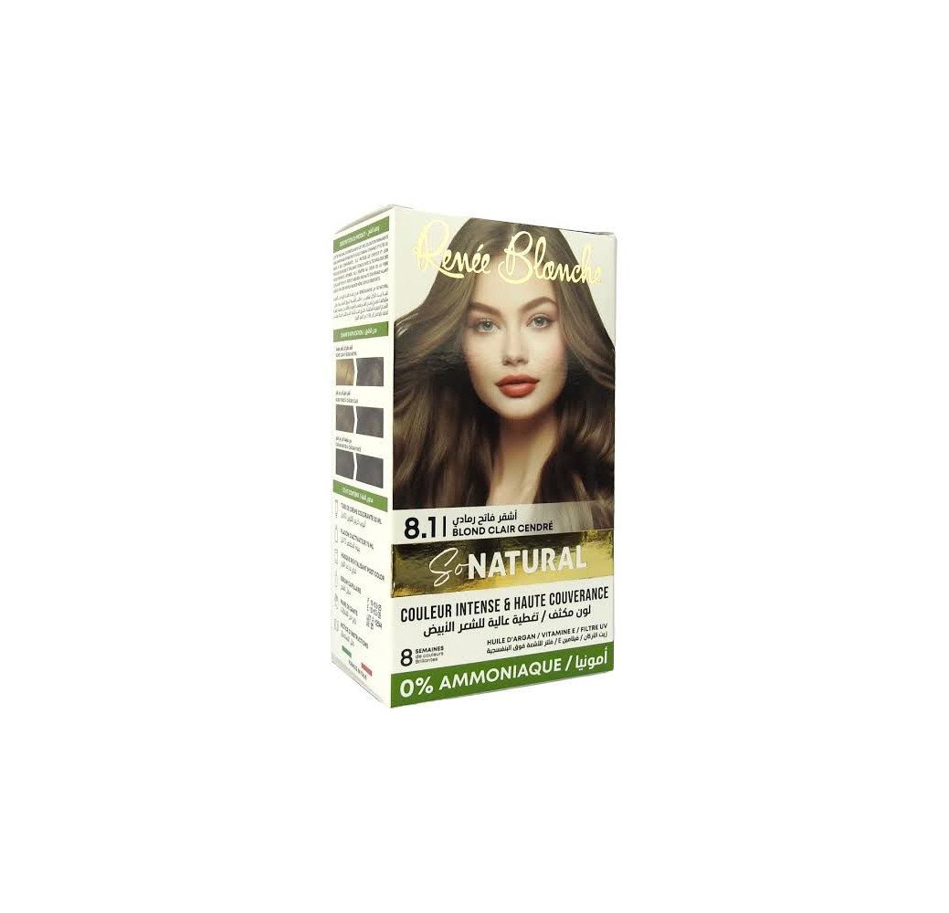 Renée Blanche So Color 8.1 Blond Clair Cendré (Natural / Natural 8.1)