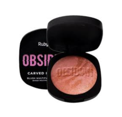 RubyRose blush obsidian carved in marble