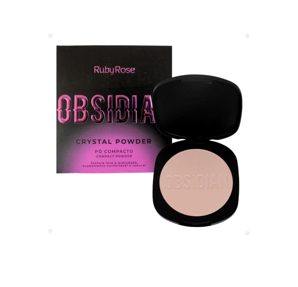 RubyRose crystal powder po compacto