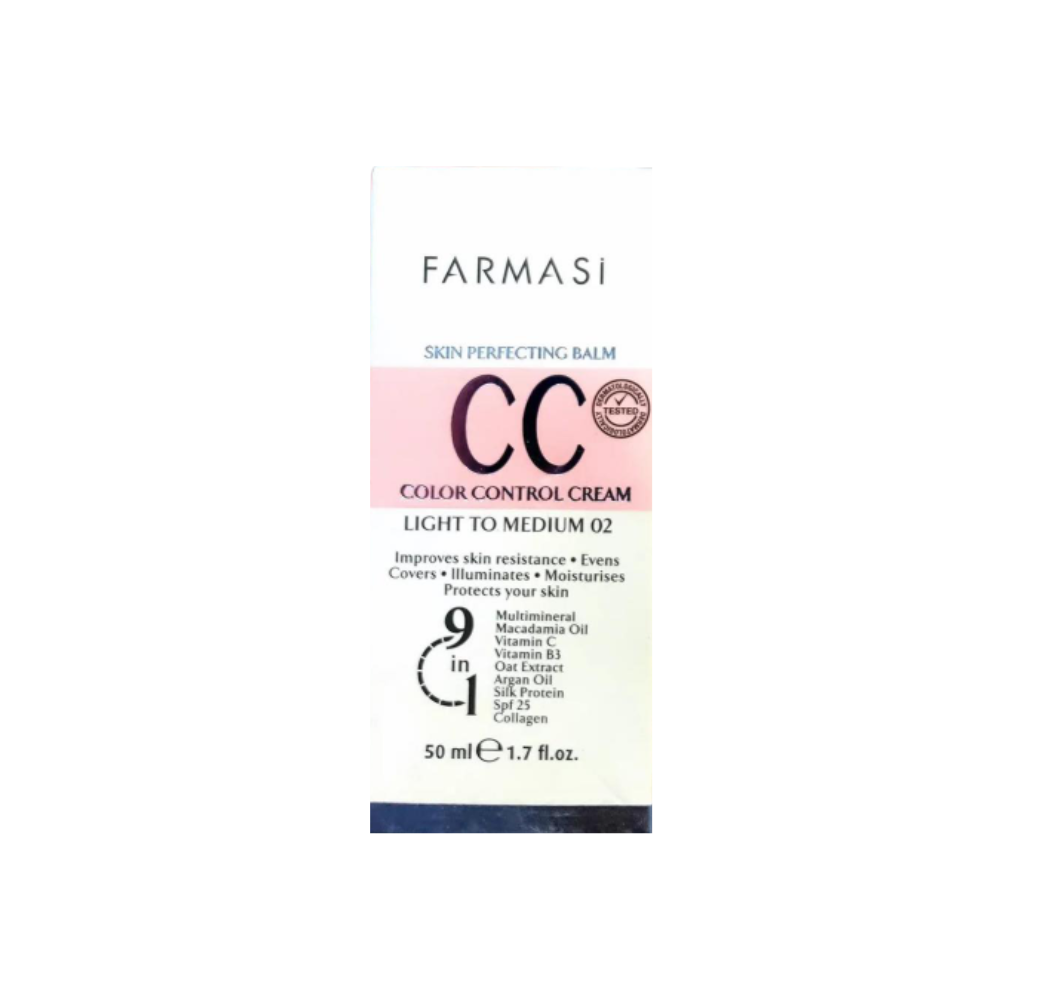 Farmasi cc color control cream light to medium 2