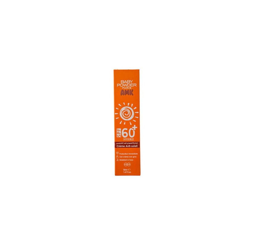AMK Baby Powder Crème Solaire SPF 60+ Invisible 50 ml