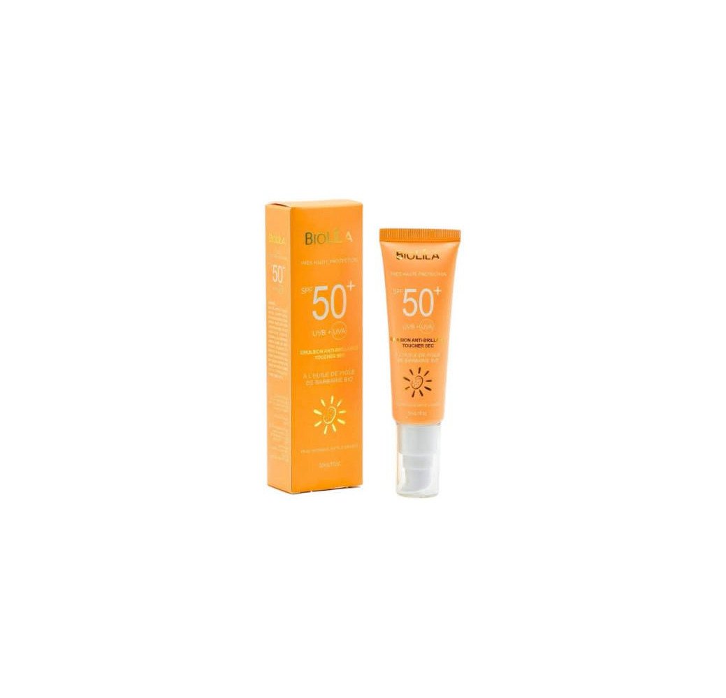 Biolila Écran Solaire SPF 50+ à l’Huile de Figue de Barbarie Bio 50 ml