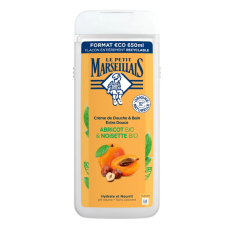 Le petit marseillais gel douche abricot bio & noisette bio 650ml