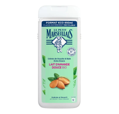 Le petit marseillais gel douche lait d'amande douce bio 650ml