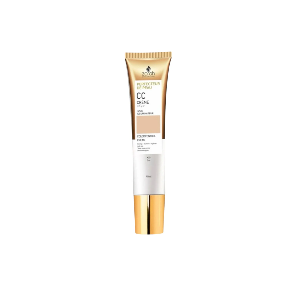Zorah perfecteur de peau CC creme soin illuminateur claire 40ml