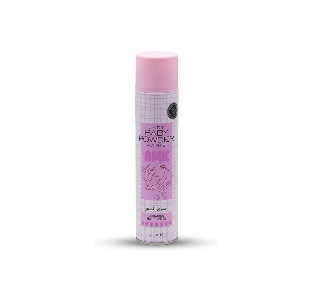 Baby powder paris amk hair spray 250ml