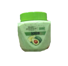Baby powder amk scrub avocado