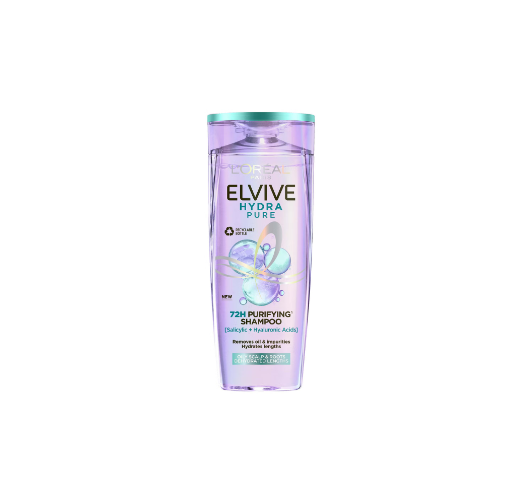 L'oreal elseve hydra pure 72h purifying shampoo 500ml
