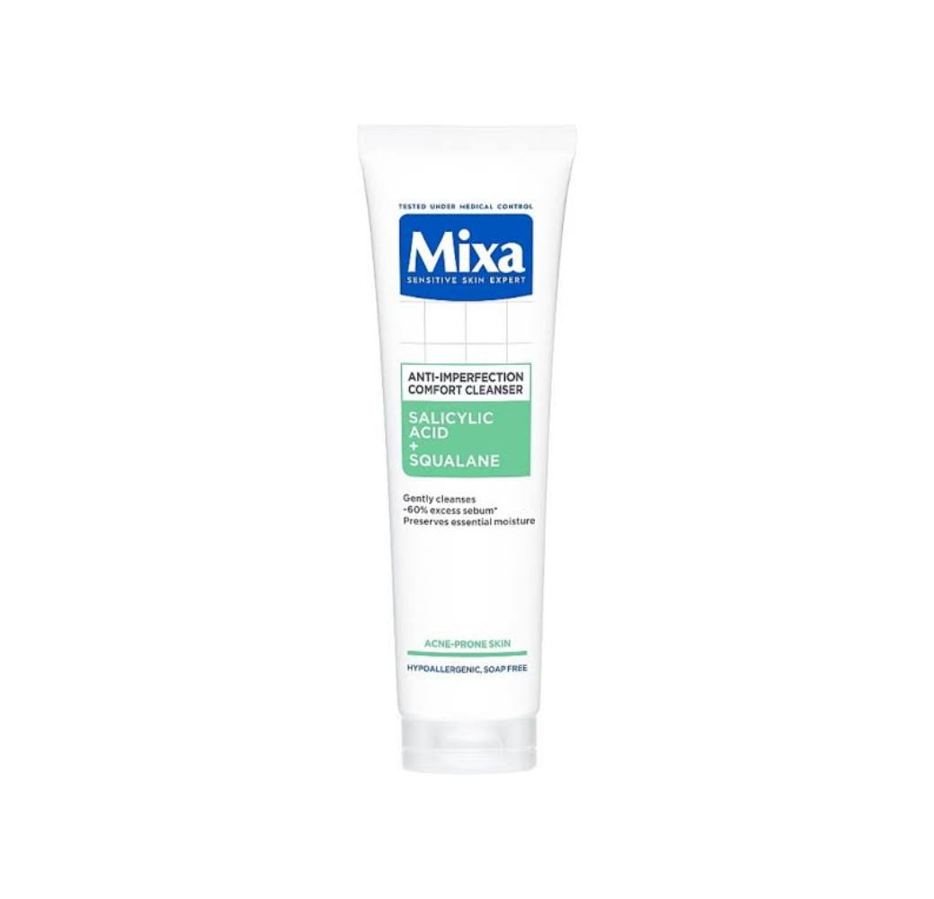 Mixa salicylic acid + squalane gel nettoyant