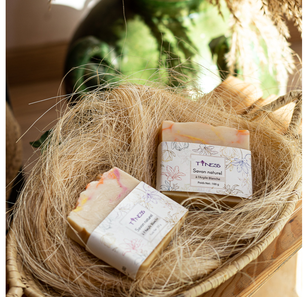 Savon naturel à l'argile blanche Savon naturel à l'argile blanche
