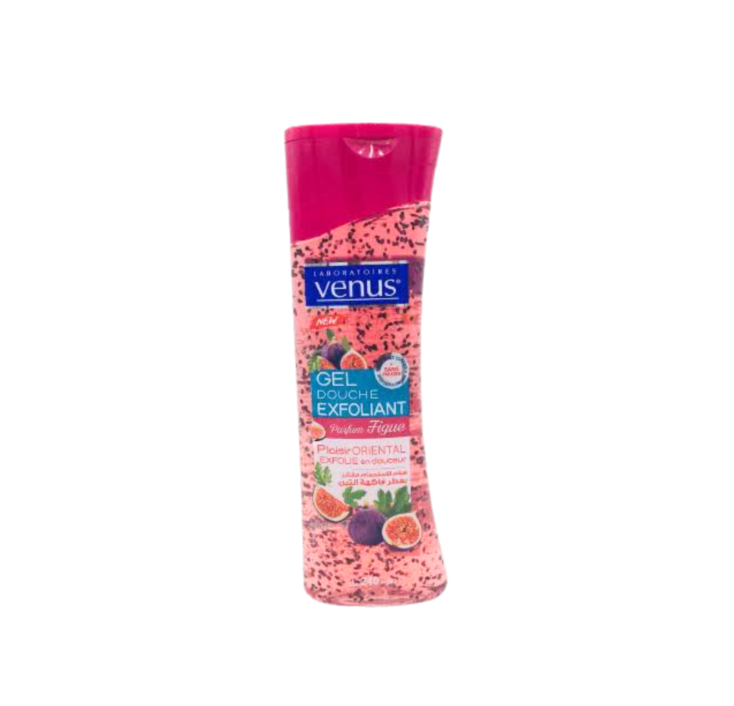 Gel douche éxfoliant VENUS - Parfum figue - plaisir oriental