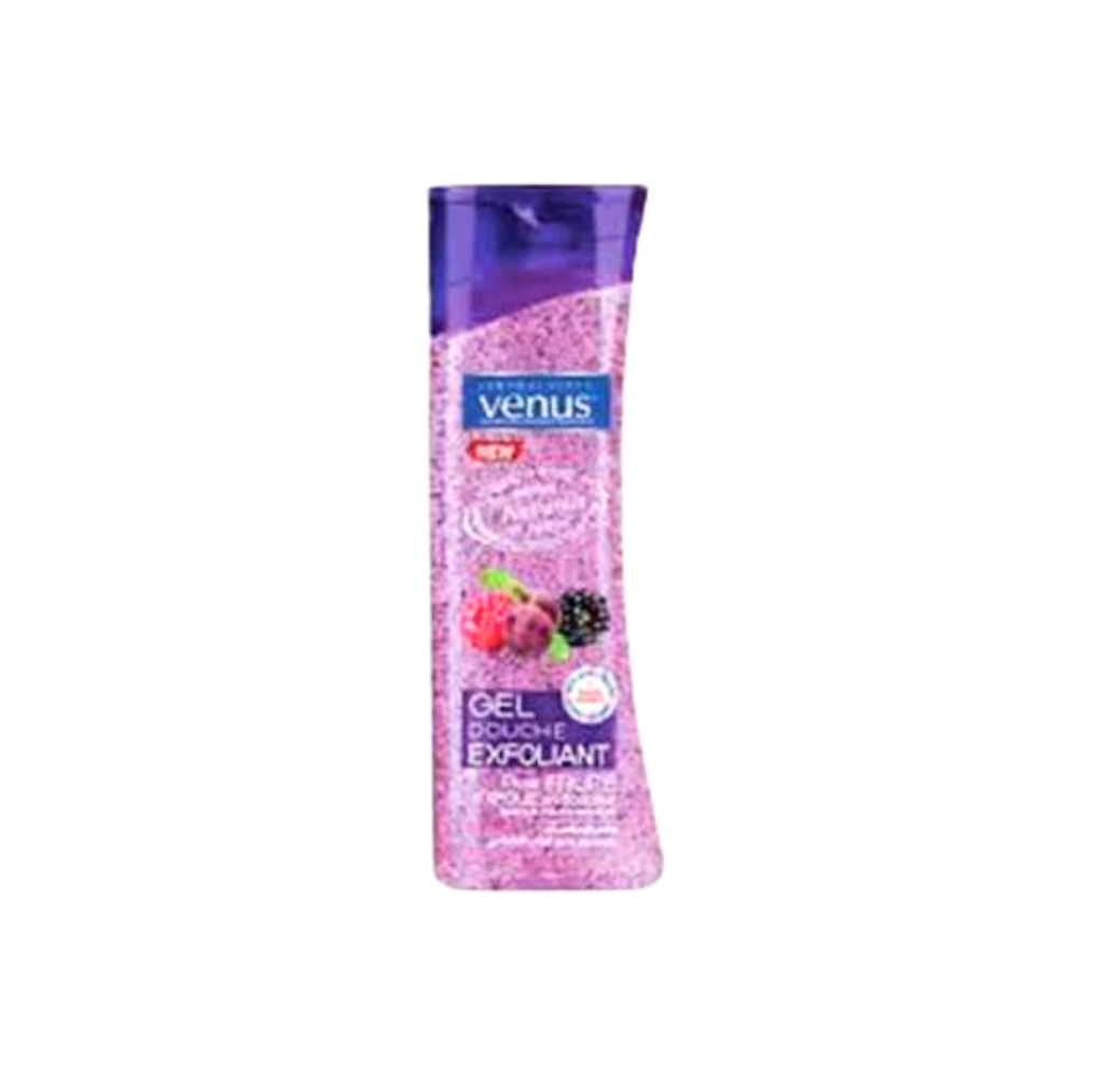 Gel douche éxfoliant VENUS - Parfum fruits de bois