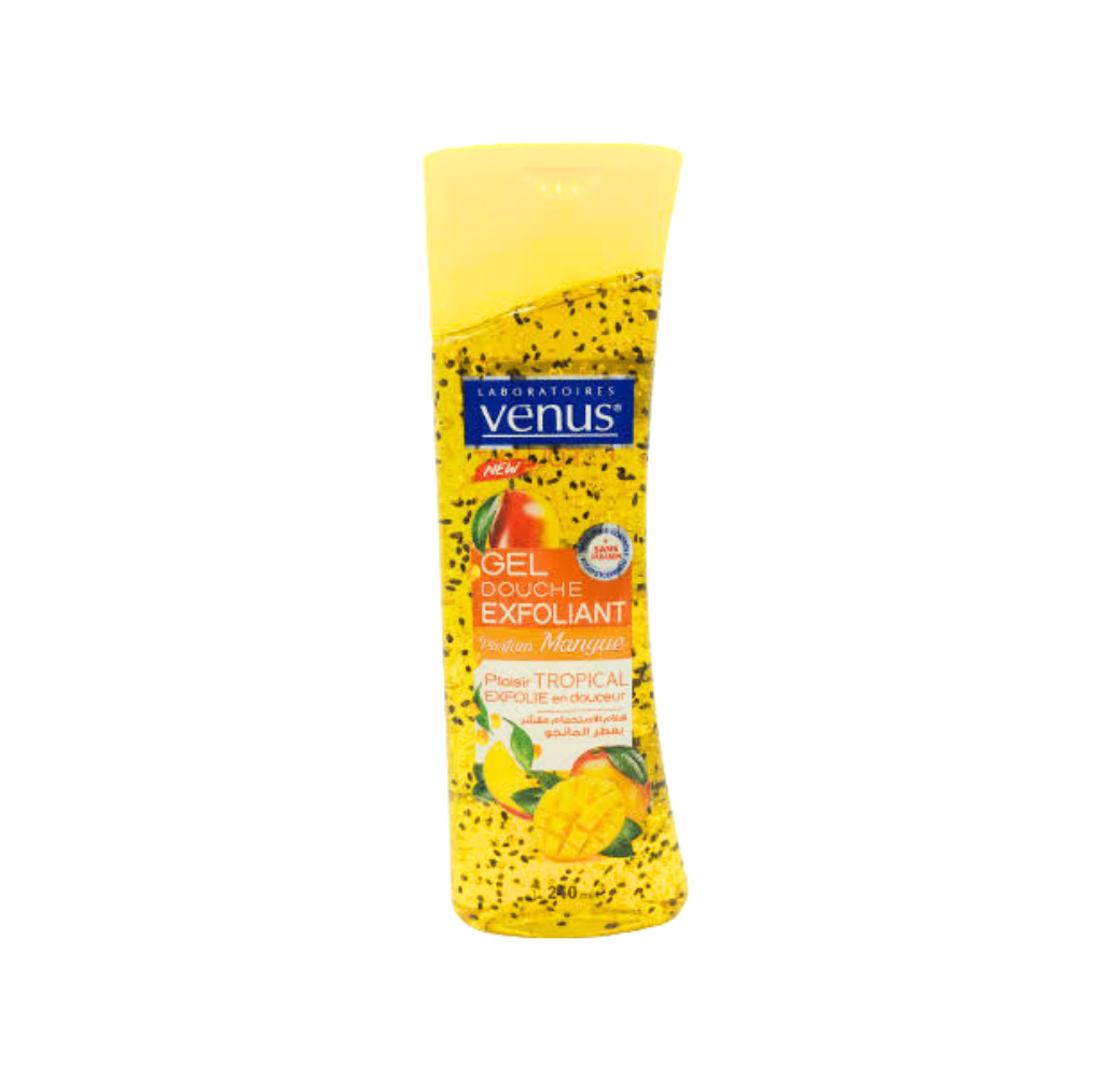 Gel douche éxfoliant VENUS - Parfum mangue - plaisir tropical