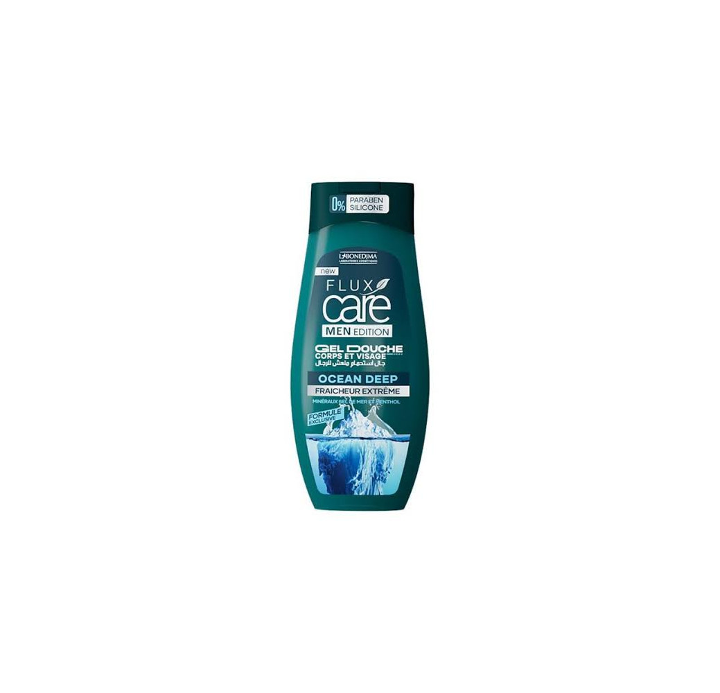 Gel douche Flux care pour homme - Ocean deep
