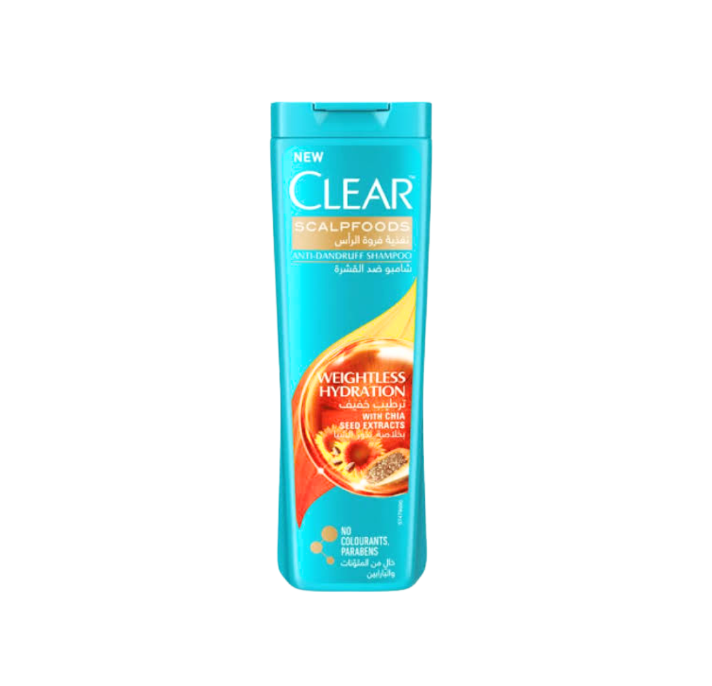 Shampooing Clear, Nutrition du cuir chevelu - Antipelliculaire 360ML