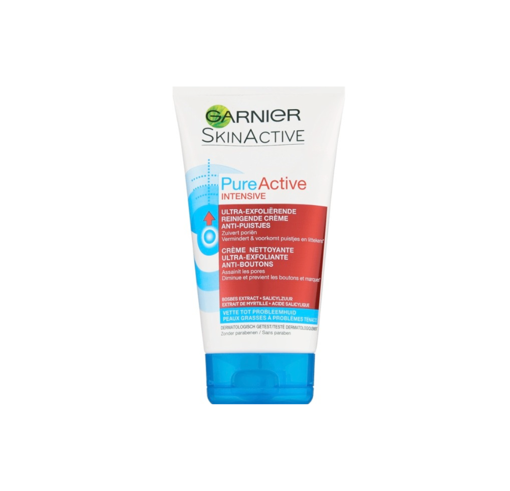 Crème Nettoyante Ultra-Exfoliante Anti-Boutons - Garnier SkinActive