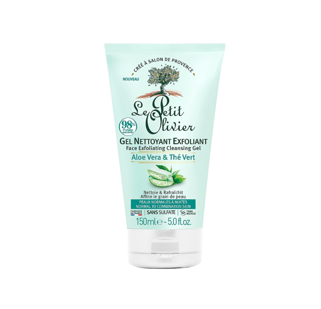 Gel Nettoyant Exfoliant Visage - Le petit olivier Gel Nettoyant Exfoliant Visage - Le petit olivier