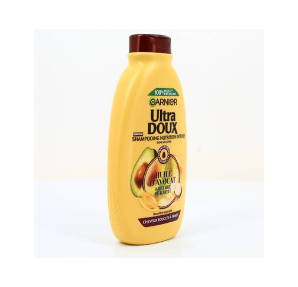 Shampoing Ultra Nourrissant – Garnier Ultra Doux (Cheveux secs, bouclés & crépus) Shampoing Ultra Nourrissant – Garnier Ultra Doux (Cheveux secs, bouclés & crépus)