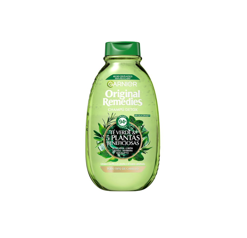 Shampoing Thé Vert & 5 Plantes – Garnier Original Remedies Shampoing Thé Vert & 5 Plantes – Garnier Original Remedies