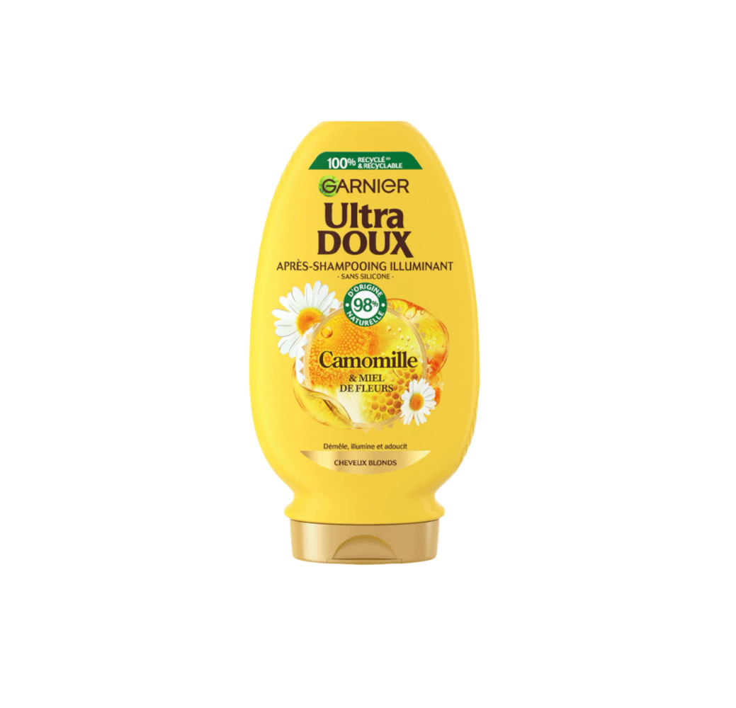 Après-Shampoing Illuminant Soleil de Camomille – Garnier Ultra Doux Après-Shampoing Illuminant Soleil de Camomille – Garnier Ultra Doux