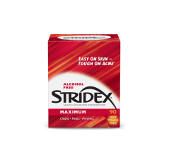 N°5 Maximum Strength Pads – Stridex (Easy on Skin, Tough on Acne)