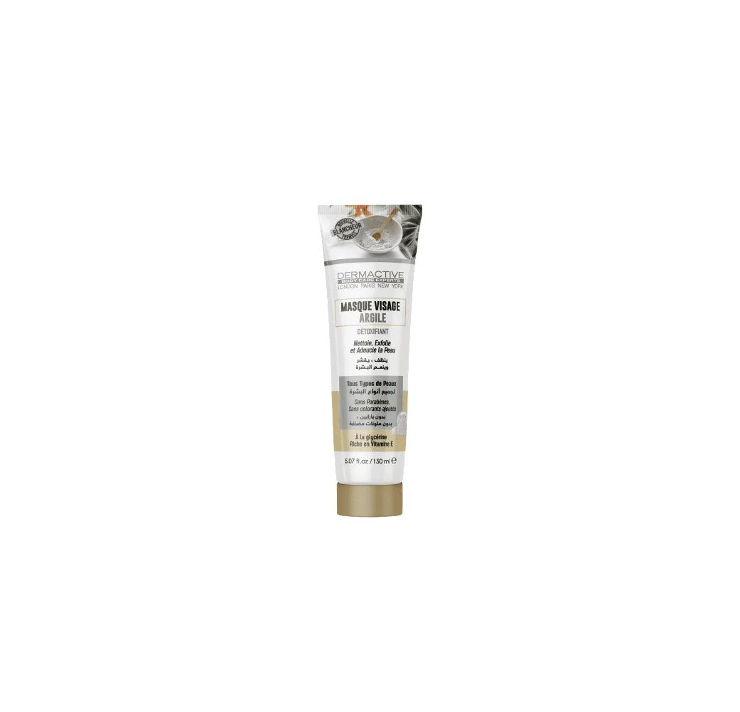 Dermactive Masque Visage Argile Détoxifiant 150 ml