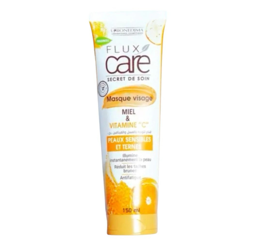 Flux Care Masque Visage Miel Vitamine C Peaux Sensibles Et Ternes