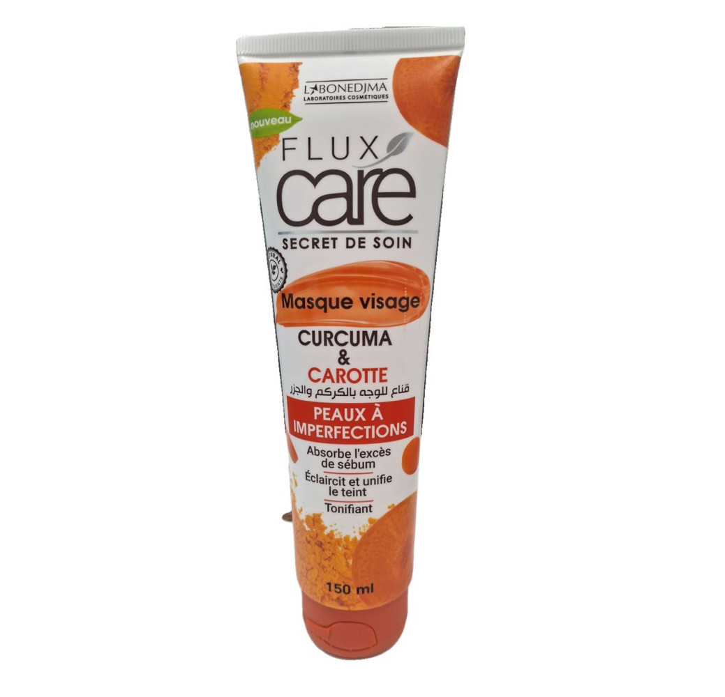 Flux Care Masque Visage Curcuma Carotte Peaux À Imperfections Flux Care Masque Visage Curcuma Carotte Peaux À Imperfections