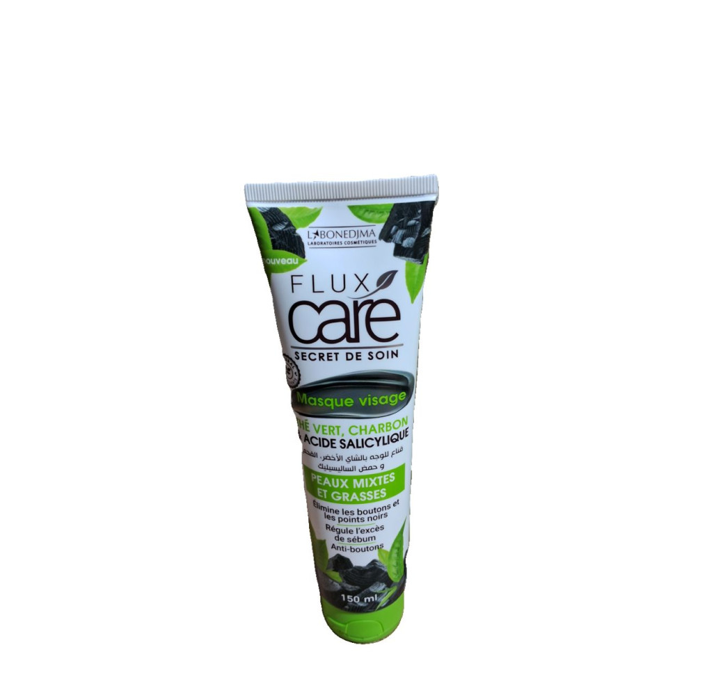 Flux Care Savon Naturel Détoxifiant Au Charbon Et Thé Vert 100 g Flux Care Savon Naturel Détoxifiant Au Charbon Et Thé Vert 100 g