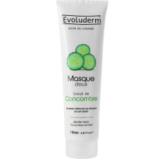 Evoluderm Masque Visage Doux Au Concombre 150 ml