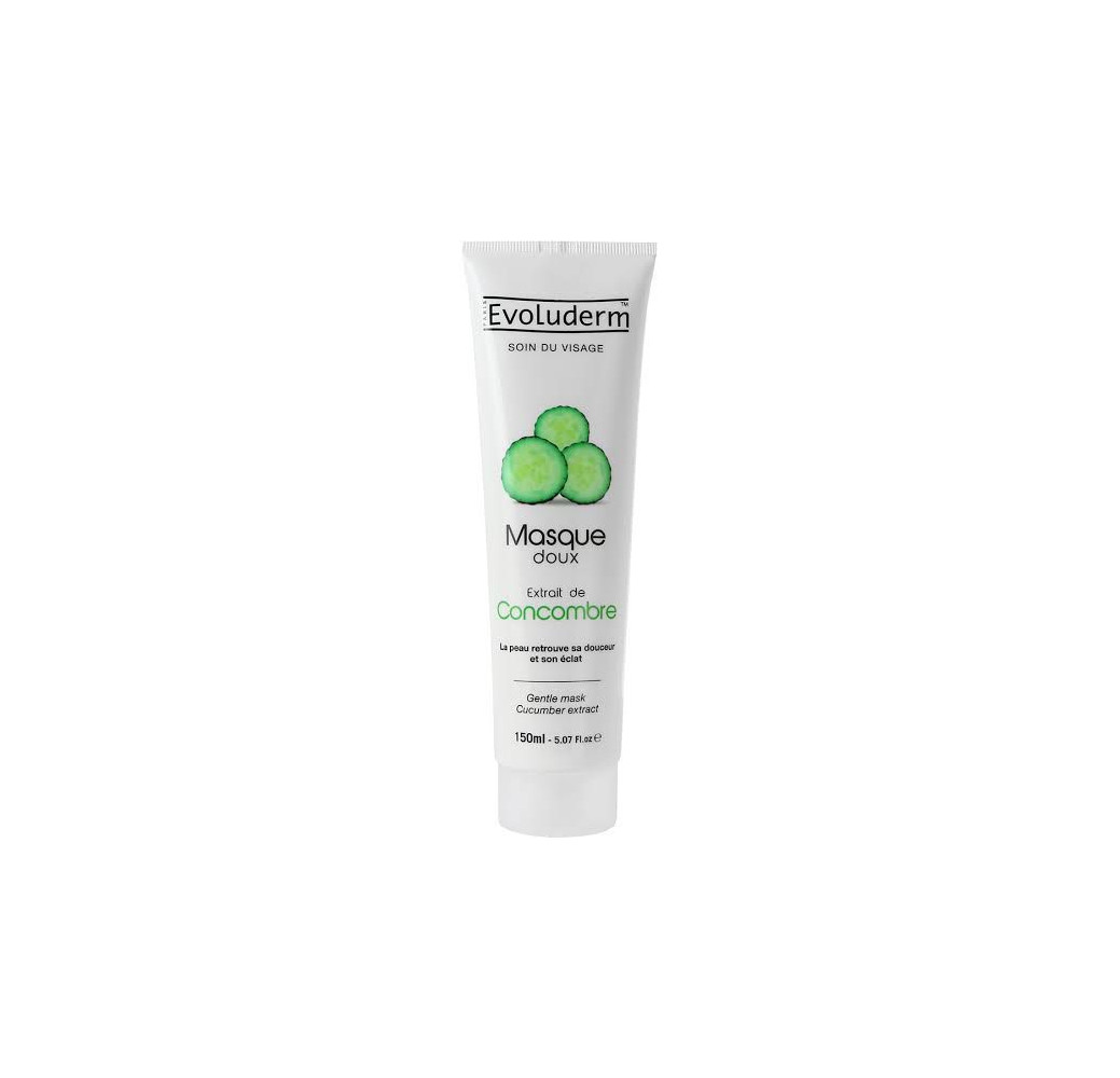 Evoluderm Masque Visage Doux Au Concombre 150 ml Evoluderm Masque Visage Doux Au Concombre 150 ml