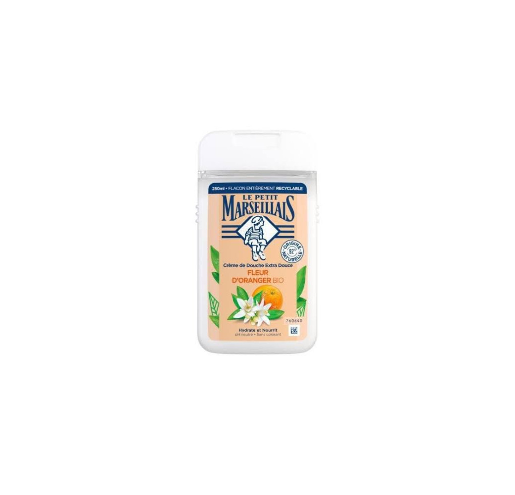 Gel Douche Le Petit Marseillais – Fleur d’Oranger BIO – 250 ml
