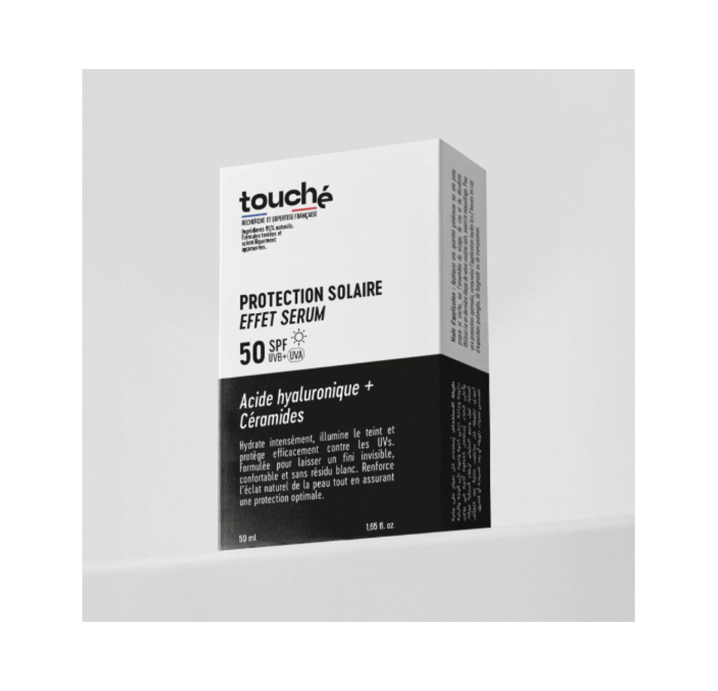Protection Solaire Effet Sérum SPF 50 – Touché
