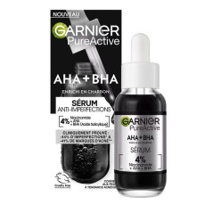 Garnier SkinActive Sérum Anti-Imperfections 4 % AHA + BHA & Charbon – 30 ml