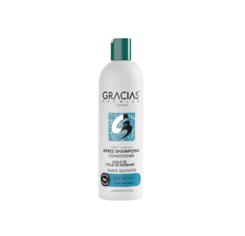 Après-Shampoing Sans Sulfate à l’Huile de Figue de Barbarie – Gracias Après-Shampoing Sans Sulfate à l’Huile de Figue de Barbarie – Gracias