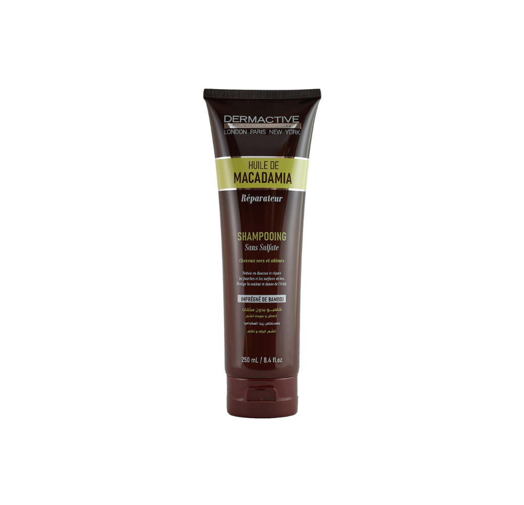 Shampoing Sans Sulfate à l’Huile de Macadamia – Dermactive Shampoing Sans Sulfate à l’Huile de Macadamia – Dermactive
