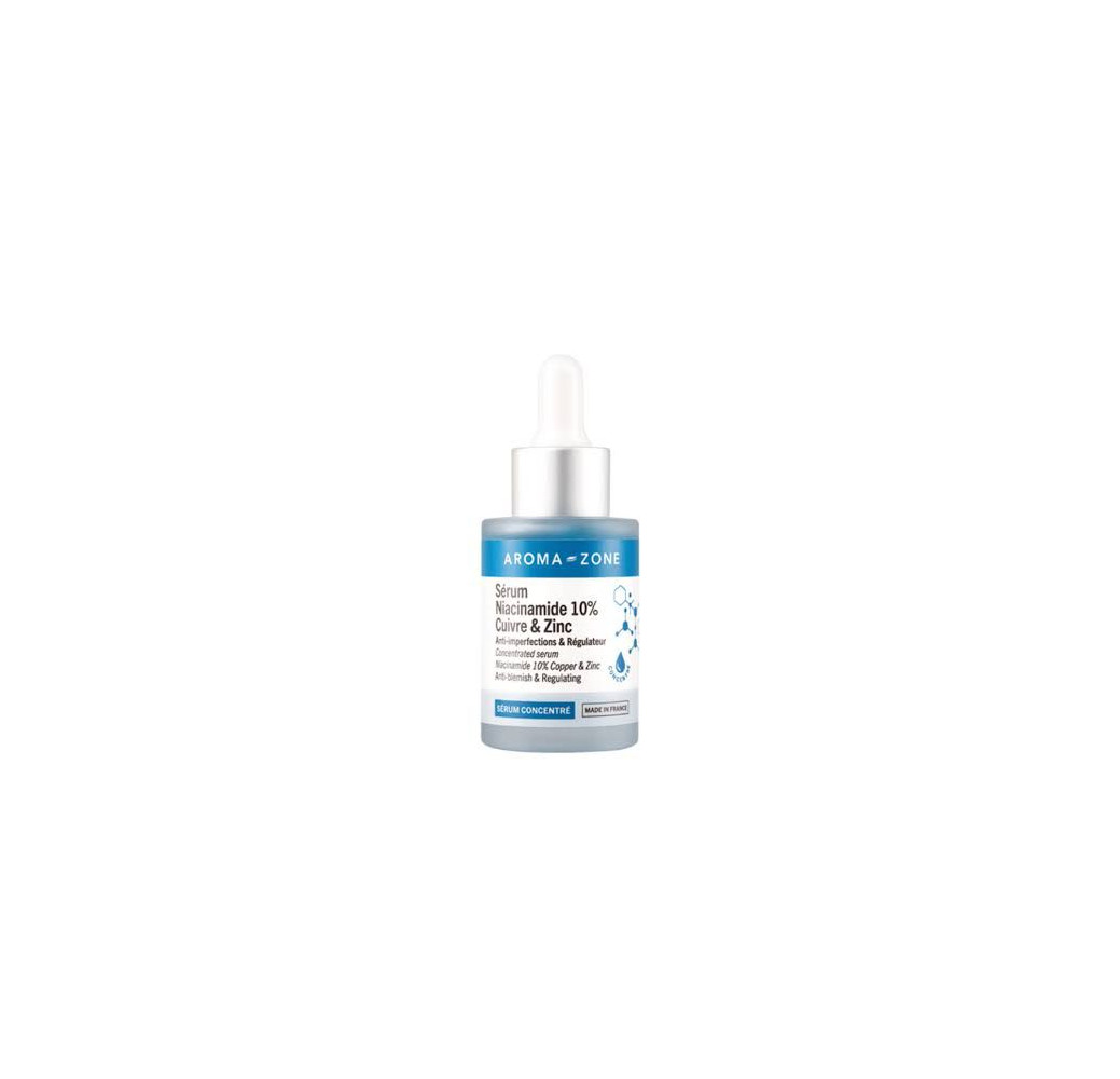 AROMA ZONE SERUM NIACINAMIDE 10% CUIVRE & ZINC 30ML
