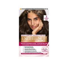 L’Oréal Paris Excellence Crème – Coloration Triple Soin 3 Châtain Foncé