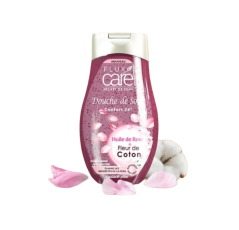 Bain Douche Soie Huile de Rose et Fleurs de Coton – Flux Care