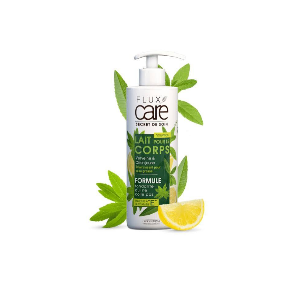 Lait pour le Corps Verveine et Citron Jaune – Flux Care 380ml Lait pour le Corps Verveine et Citron Jaune – Flux Care 380ml