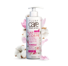 Lait pour le Corps Huile de Rose et Fleur de Coton – Flux Care 380ml