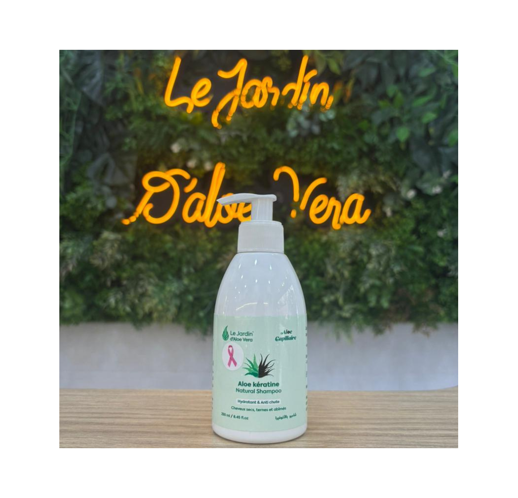 Alloe Kératine Shampoing Naturel – Le Jardin d’Aloe Vera 200ml