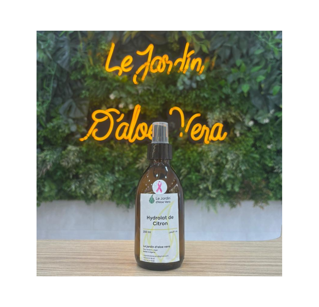 Hydrolat de Citron – Le Jardin d’Aloe Vera 250ml