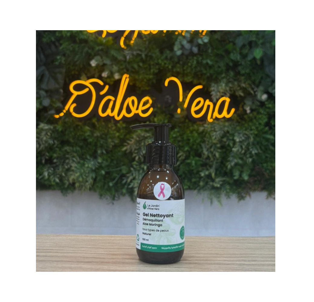 Gel Nettoyant à l’Aloe Moringa – Le Jardin d’Aloe Vera 100ml