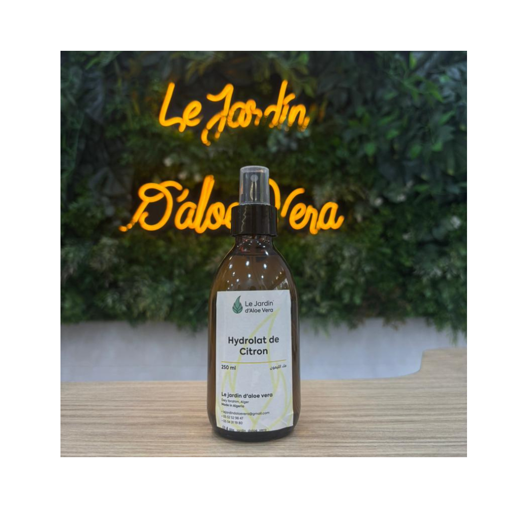 Hydrolat de Citron – Le Jardin d’Aloe Vera 250ml